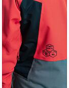 Pánská SNB & SKI bunda Meatfly Cronos, Ferrari Red/Dark Grey