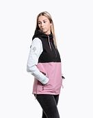 Dámská street bunda Meatfly Kalle, Dusty Rose/Grey