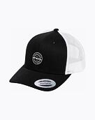 Kšiltovka Meatfly MF View Trucker, White Round/Black/White