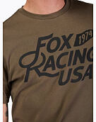 Pánské tričko Fox Flag Ss Prem, Military