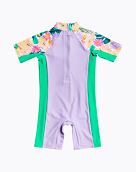 Dětský surfařský neopren Roxy Paradisiac Island, Mint Tropical Trails
