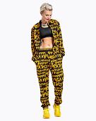 Dámská bunda Pura Vida Berry Bomber, Yellow/Black