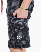 Pánské kraťasy Meatfly Icon, Black Storm Camo