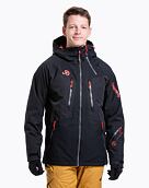 Pánská SNB & SKI bunda Meatfly Cronos, Black