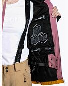 Dámská SNB & SKI bunda Meatfly Gaia, Dusty Rose / Sunflower