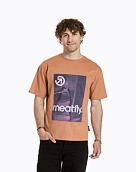 Unisex tričko Meatfly Junglist, Pink Leaf