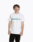 Pánské tričko Meatfly Logex, White