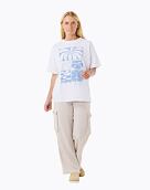 Dámské tričko Rip Curl Oceanic Heritage, Optical White