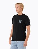 Pánské tričko Rip Curl Hazed & Tubed, Black