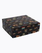 Pánské boxerky Meatfly Agostino, Yellow/Blue Comics, Gift Pack
