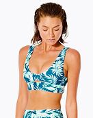 Dámský horní díl plavek Rip Curl Sun Rays Mirage, Dark Teal