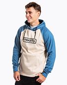 Pánská technická mikina Meatfly Gravel, Slate Blue/Sand