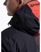 Pánská SNB & SKI bunda Meatfly Shader, Ferrari Red/Dark Grey