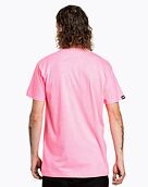 Pánské tričko Meatfly Joe, Neon Pink/White