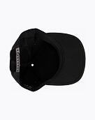 Kšiltovka Meatfly Creeper 6 Panel Snapback, Black / White Logo