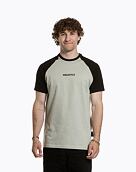 Pánské tričko Meatfly Ozzy Raglan, Mossy Green / Black