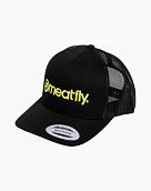Kšiltovka Meatfly MF Logo Trucker, Lime / Black