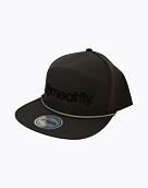 Kšiltovka Meatfly Creeper 6 Panel Snapback, Grey / Black Logo