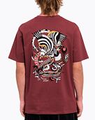 Pánské tričko Volcom Lintell Classic Sst, Merlot