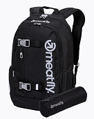 Batoh Meatfly Basejumper, Black, 22 L + PENÁL ZDARMA