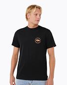 Pánské tričko Rip Curl Staple, Black
