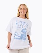 Dámské tričko Rip Curl Oceanic Heritage, Optical White