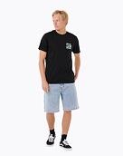 Pánské tričko Rip Curl Hazed & Tubed, Black