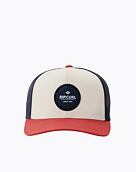 Kšiltovka Rip Curl Routine Curve Trucker, White/Navy/Red