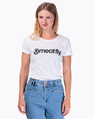 Dámské tričko Meatfly Ladies MF Logo, B - White