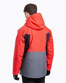 Pánská SNB & SKI bunda Meatfly Cronos, Ferrari Red/Dark Grey