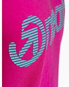 Pánské tričko Meatfly Striped Logo, Magenta