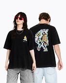 Pánské tričko Volcom Fa Bob Mollema 1 Lse Sst, Light Acid Black