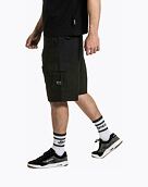 Pánské kraťasy Meatfly Syndrom, Black Ripstop