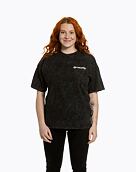 Dámské tričko Meatfly Vexey, Black (acid wash)
