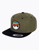 Kšiltovka Meatfly Flanker Snapback, Red Mountain/Olive/Black
