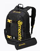 Batoh Meatfly Basejumper, Black / Charcoal Heather, 22 L + PENÁL ZDARMA