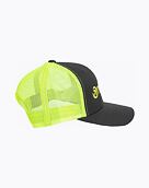 Kšiltovka Meatfly MF Logo Trucker, Charcoal/Neon Green