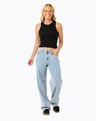 Dámské kalhoty Rip Curl Aggie Relaxed Jeans, Vintage Blue