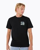 Pánské tričko Rip Curl Hazed & Tubed, Black