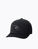 Kšiltovka Rip Curl Tepan 2.0 Flexfit Cap, Black