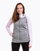 Dámská technická mikina Meatfly Gema, Powder Pink / Light Grey