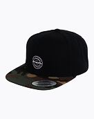 Kšiltovka Meatfly Gruman Premium Snapback, White Round/Black/Green Camo