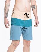 Pánské plavky Meatfly Mitch Boardshorts 21", Slate Blue / Latte