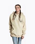 Unisex mikina Meatfly Fry, Skull Beige