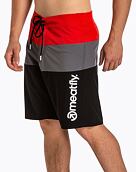 Pánské plavky Meatfly Mitch Boardshorts 21", Red Stripes