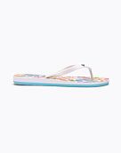 Dámské žabky Roxy Tahiti VII, White/C Pink/Floral Print