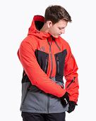 Pánská SNB & SKI bunda Meatfly Cronos, Ferrari Red/Dark Grey