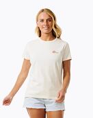 Dámské tričko Rip Curl Wild Bloom Standard, Bone
