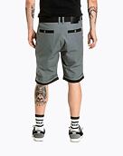 Pánské kraťasy Meatfly Barry 2.0, Grey / Black Ripstop