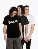 Balení pánských triček Meatfly MF Logo Multipack, Black/Charcoal Heather/White